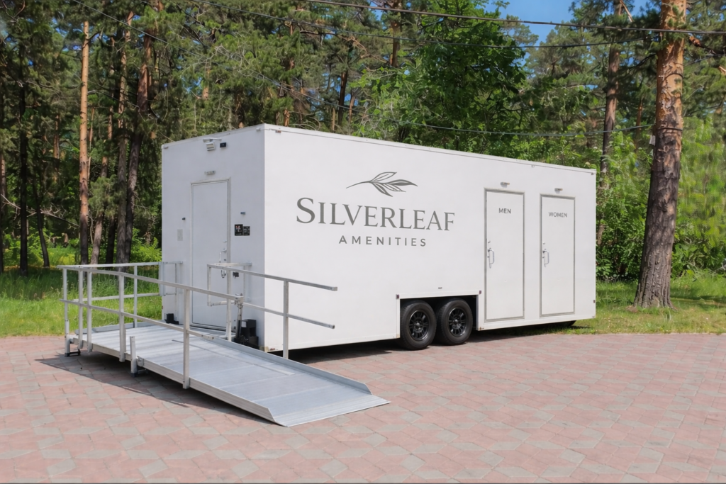 Silverleaf amenities restroom trailer colorado