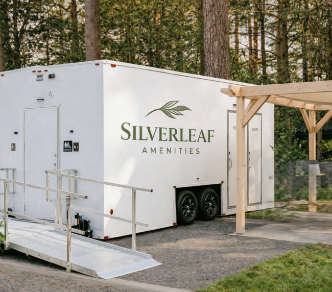 Outdoor event at Silverleaf trailer